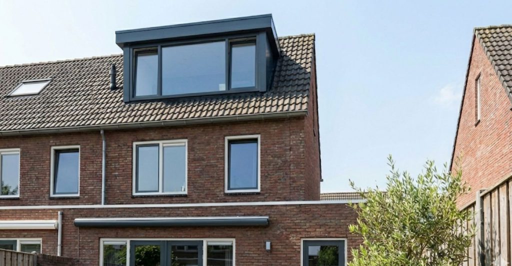 Dakkapel in Tilburg - Kunststof dakkapel